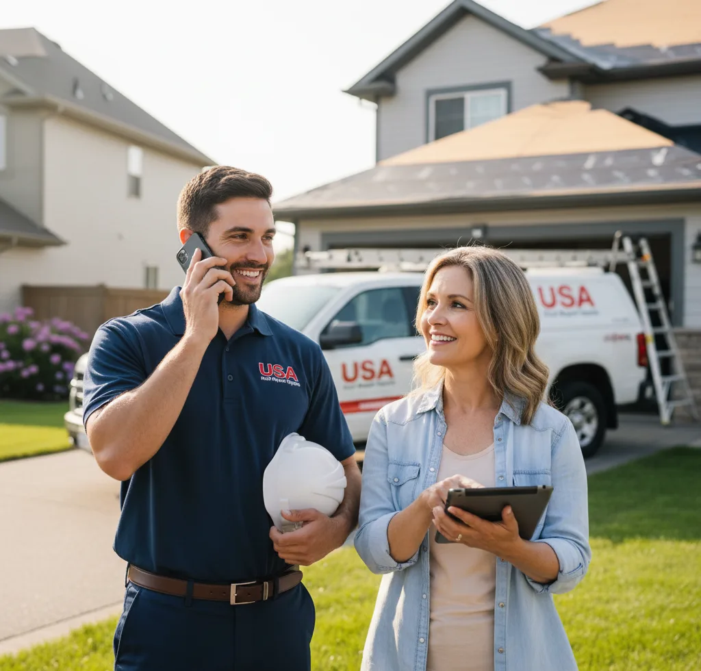 USA Roof Repair Experts customer support in Harper Woods